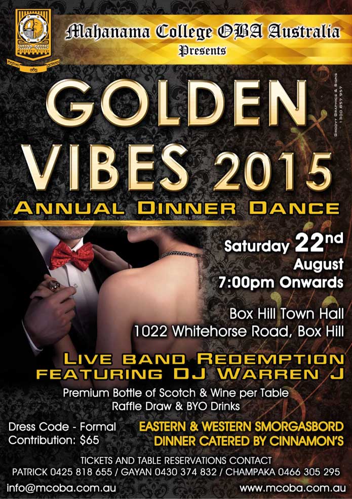 Golden Vibes 2015 Poster